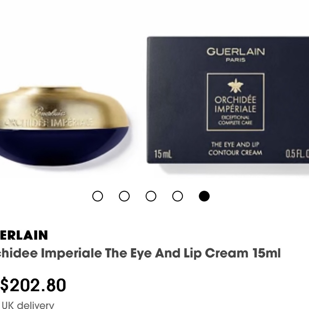 GUERLAIN- Orchidee Imperiale Exceptional Eye and Lip Contour NWT